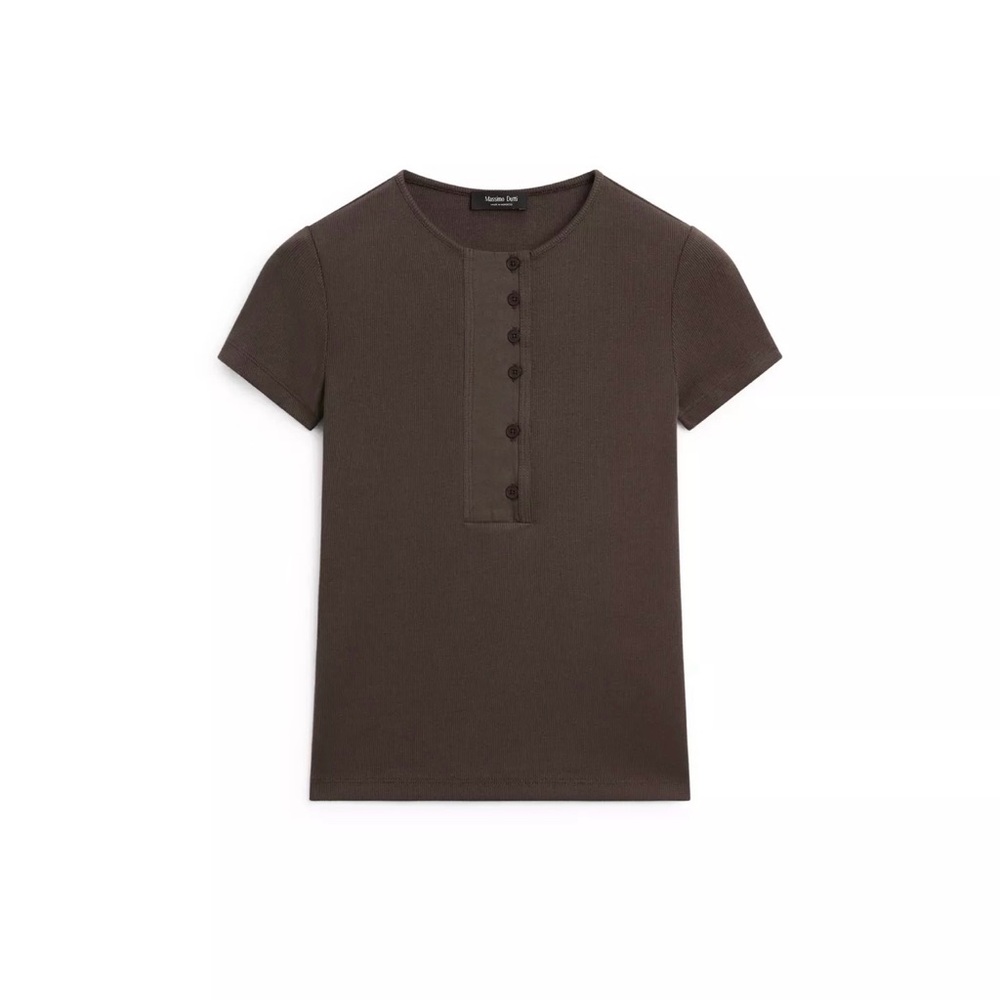 Massimo Dutti button t-shirt